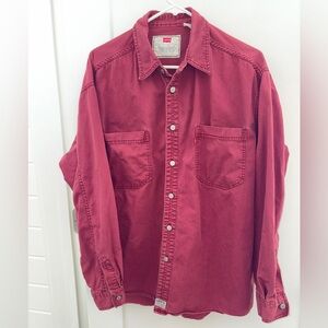 vintage Levi's denim shirt men's sz L EUC